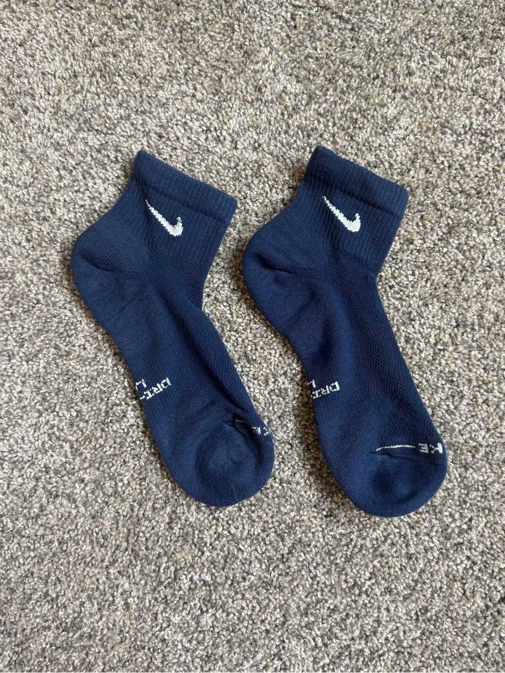 Dark Blue Nike Crew Socks